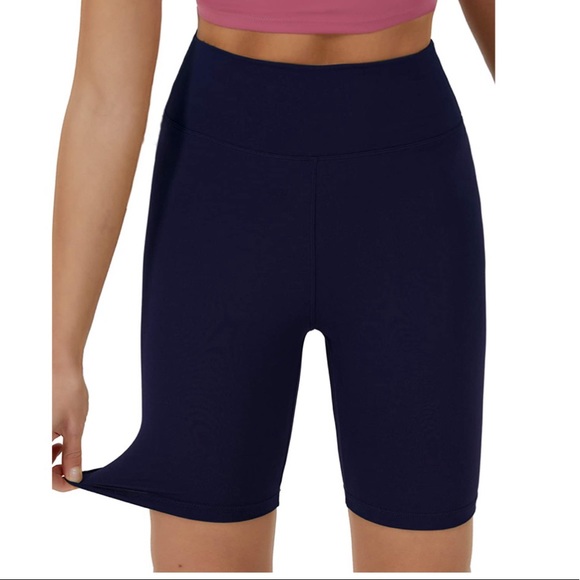 3 Pack High Waisted Workout Shorts Soft Opaque - Picture 2 of 6